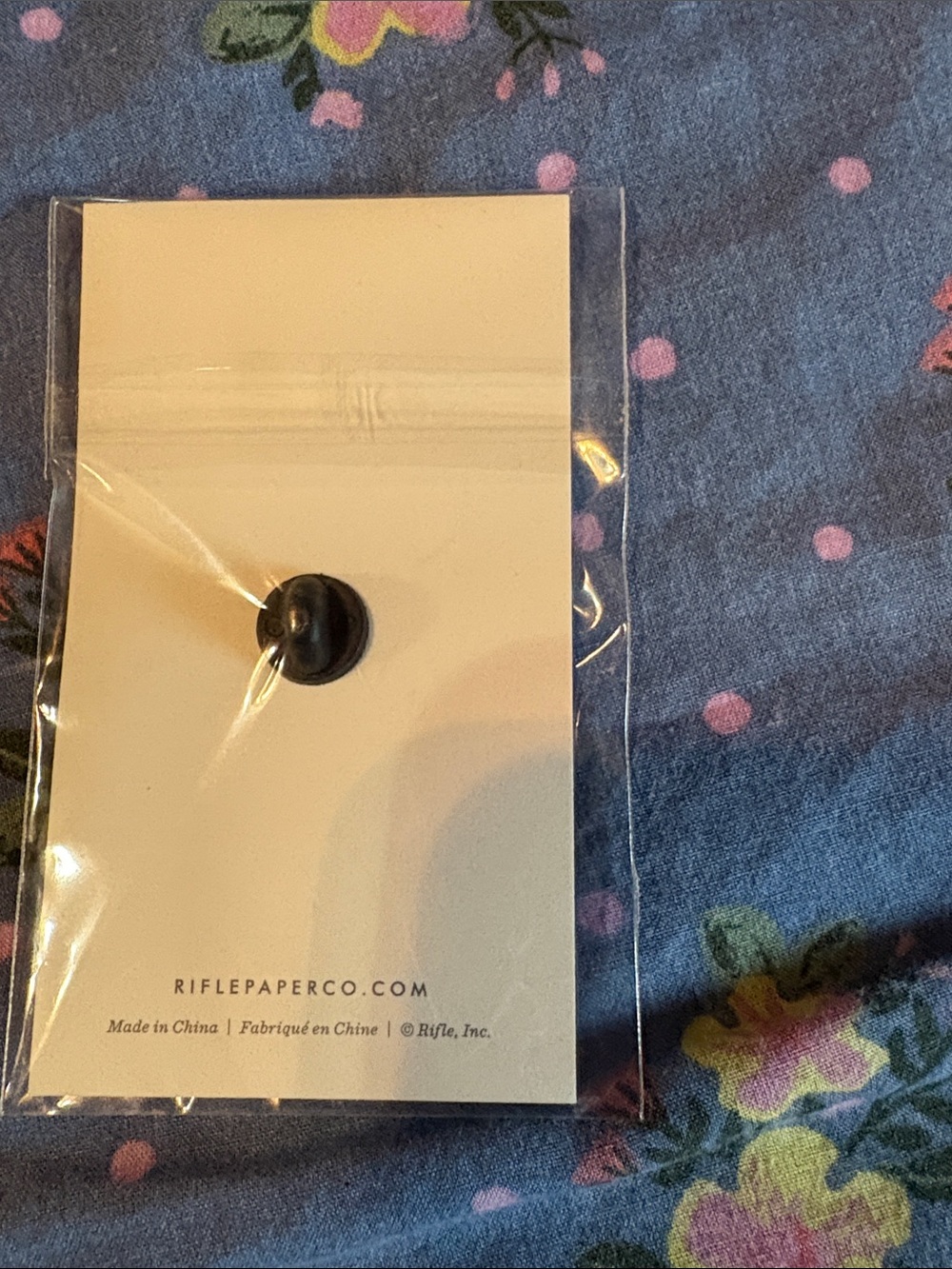 Rifle Paper Co. Mermaid Enamel Pin and Notebook - Picture 3 of 5